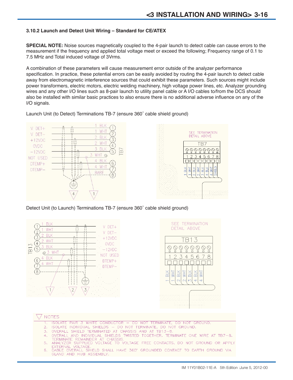 3 installation and wiring> 3-16 | Yokogawa In-Situ Gas Analyzer TDLS200 User Manual | Page 29 / 40