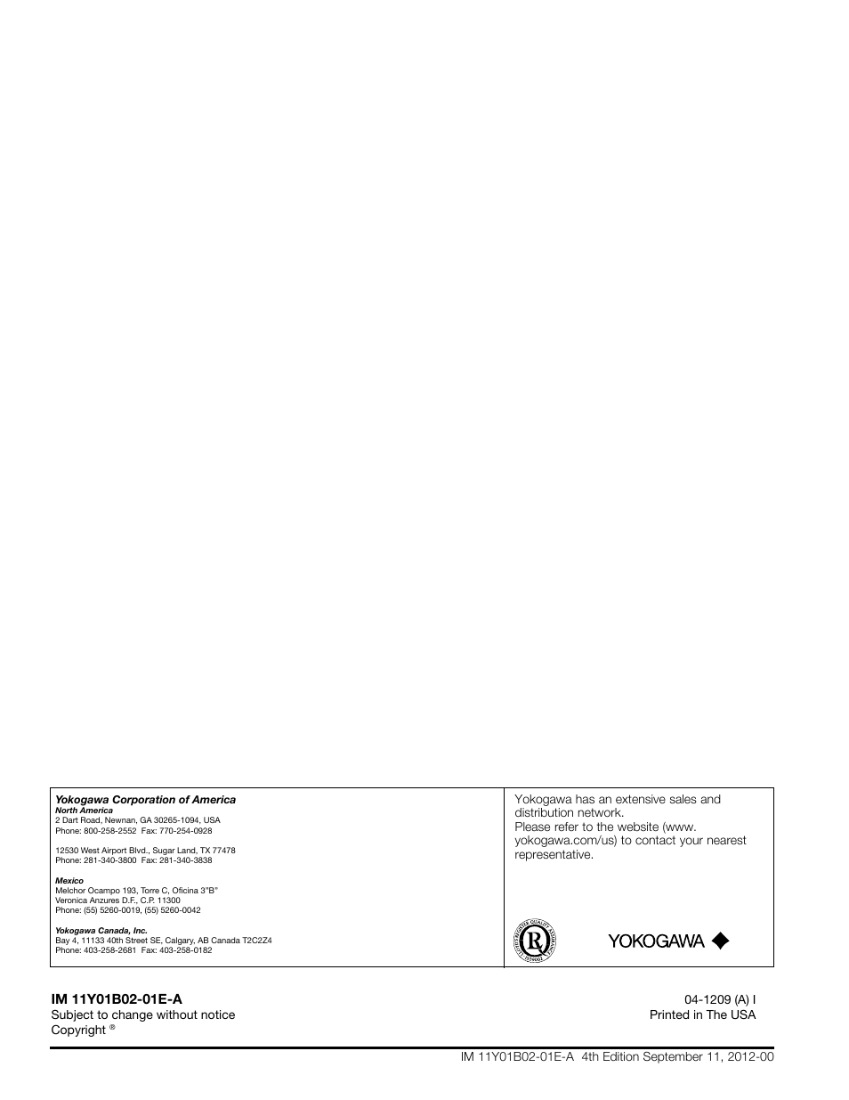 Yokogawa Extractive Oxygen Gas Analyzer TDLS220 User Manual | Page 84 / 84