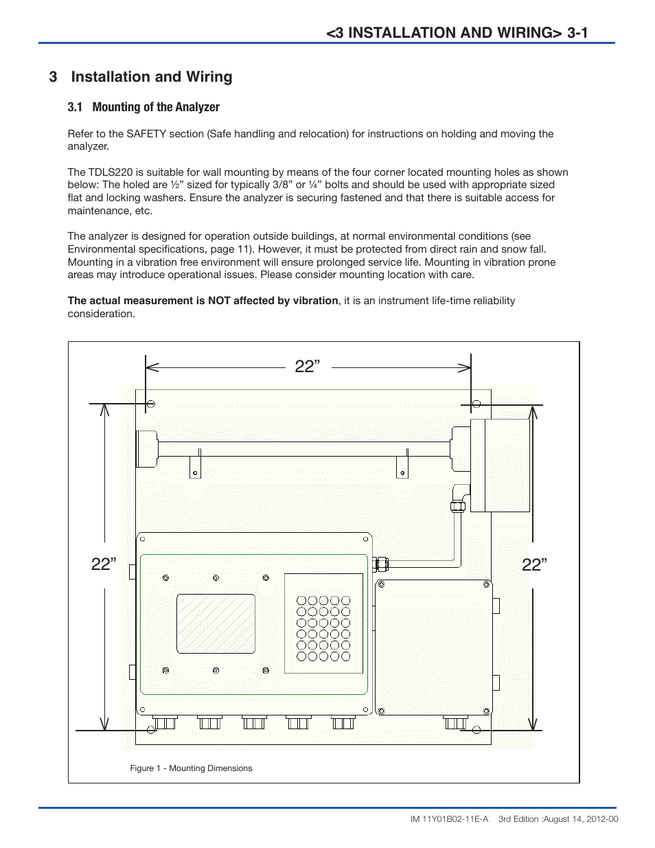 Yokogawa Extractive Oxygen Gas Analyzer TDLS220 User Manual | Page 11 / 20