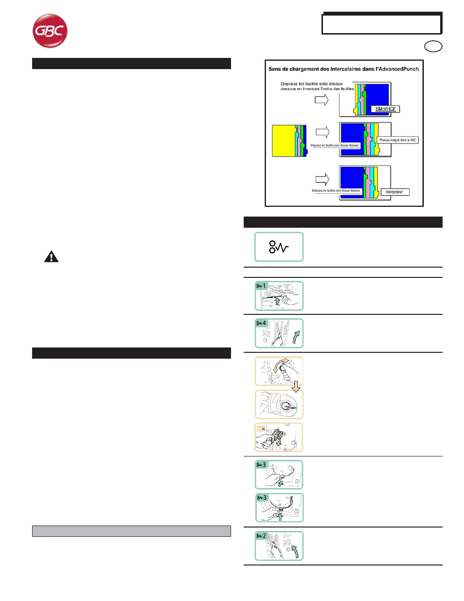 Advancedpunch | GBC AdvancedPunch User Manual | Page 13 / 50