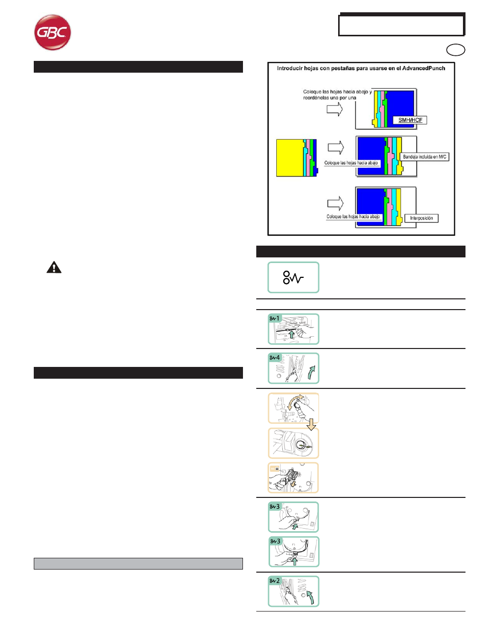 Advancedpunch | GBC AdvancedPunch User Manual | Page 19 / 50