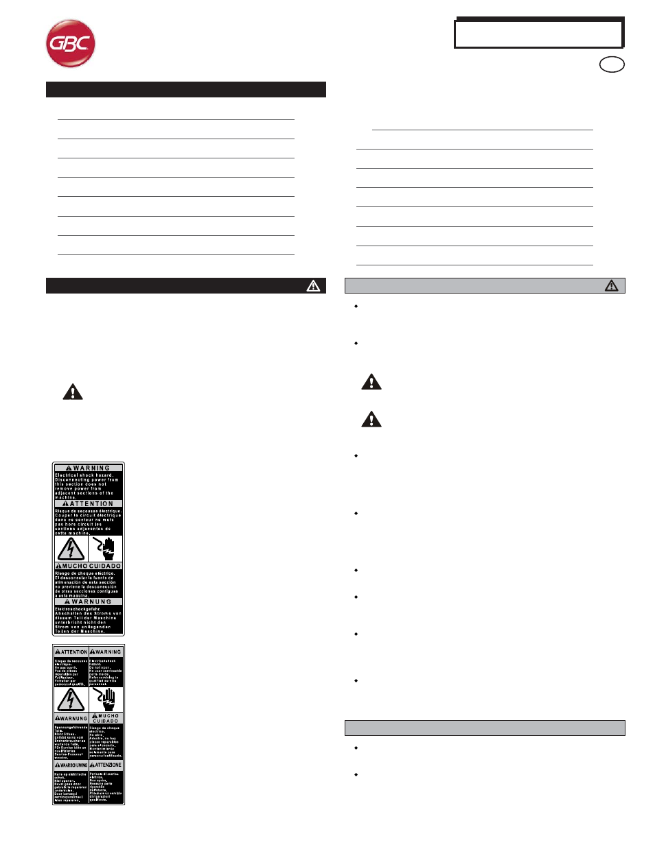 Advancedpunch | GBC AdvancedPunch User Manual | Page 21 / 50