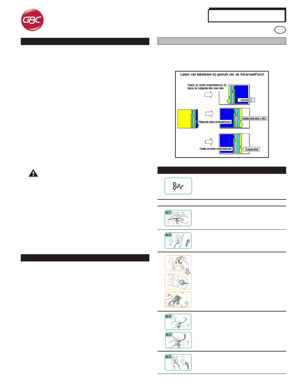 Advancedpunch | GBC AdvancedPunch User Manual | Page 37 / 50