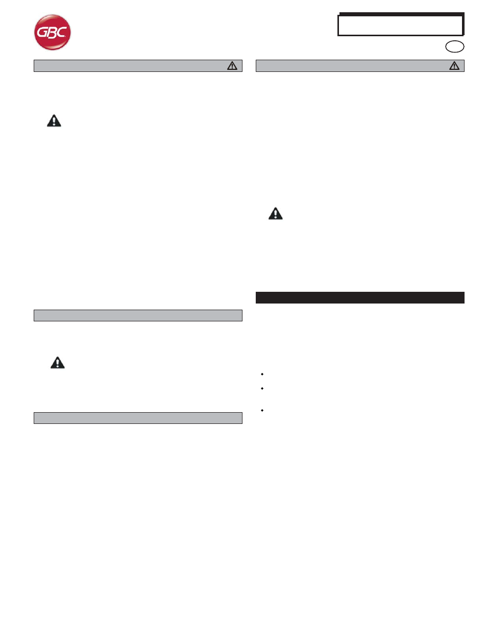 Advancedpunch | GBC AdvancedPunch User Manual | Page 4 / 50