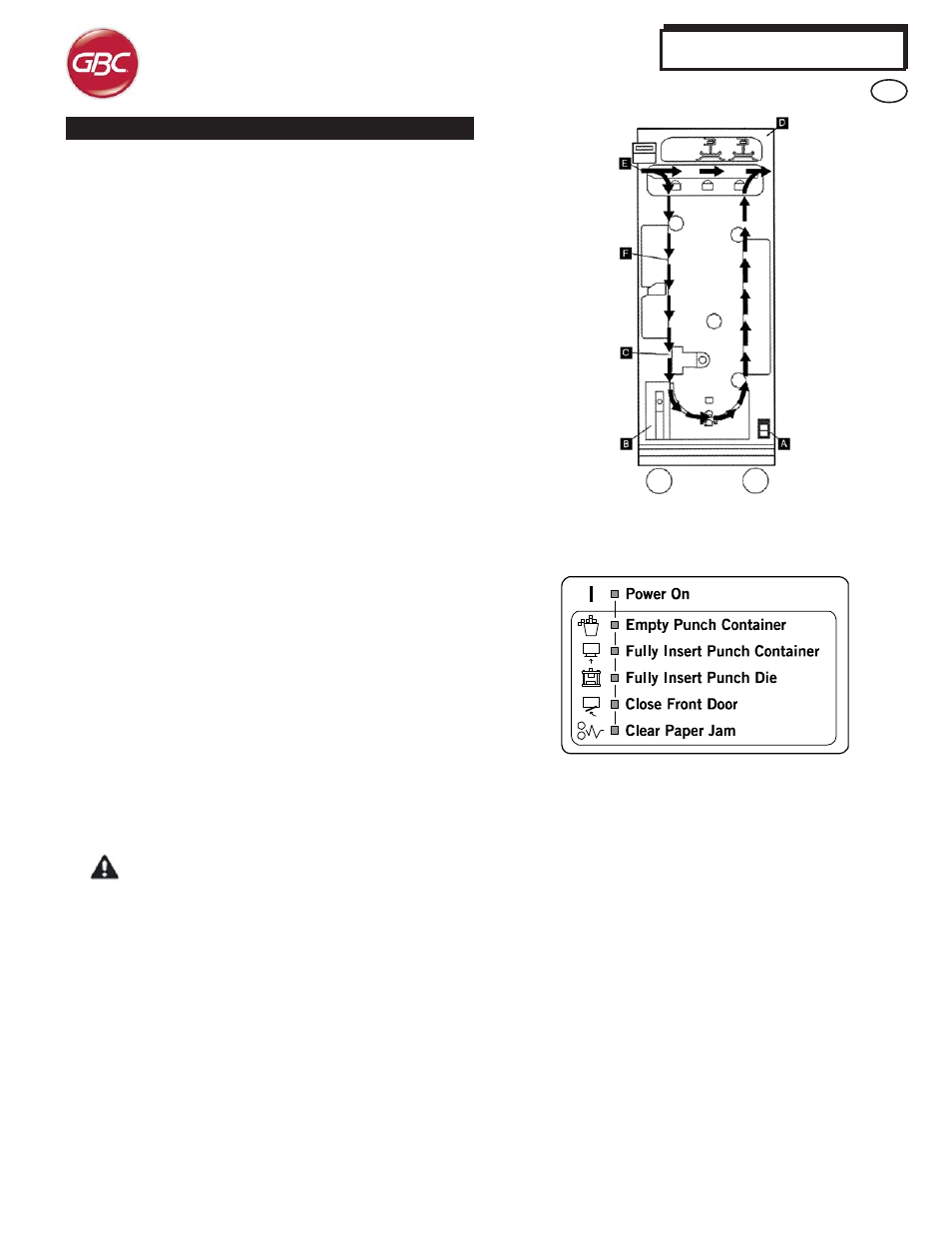 Advancedpunch | GBC AdvancedPunch User Manual | Page 5 / 50