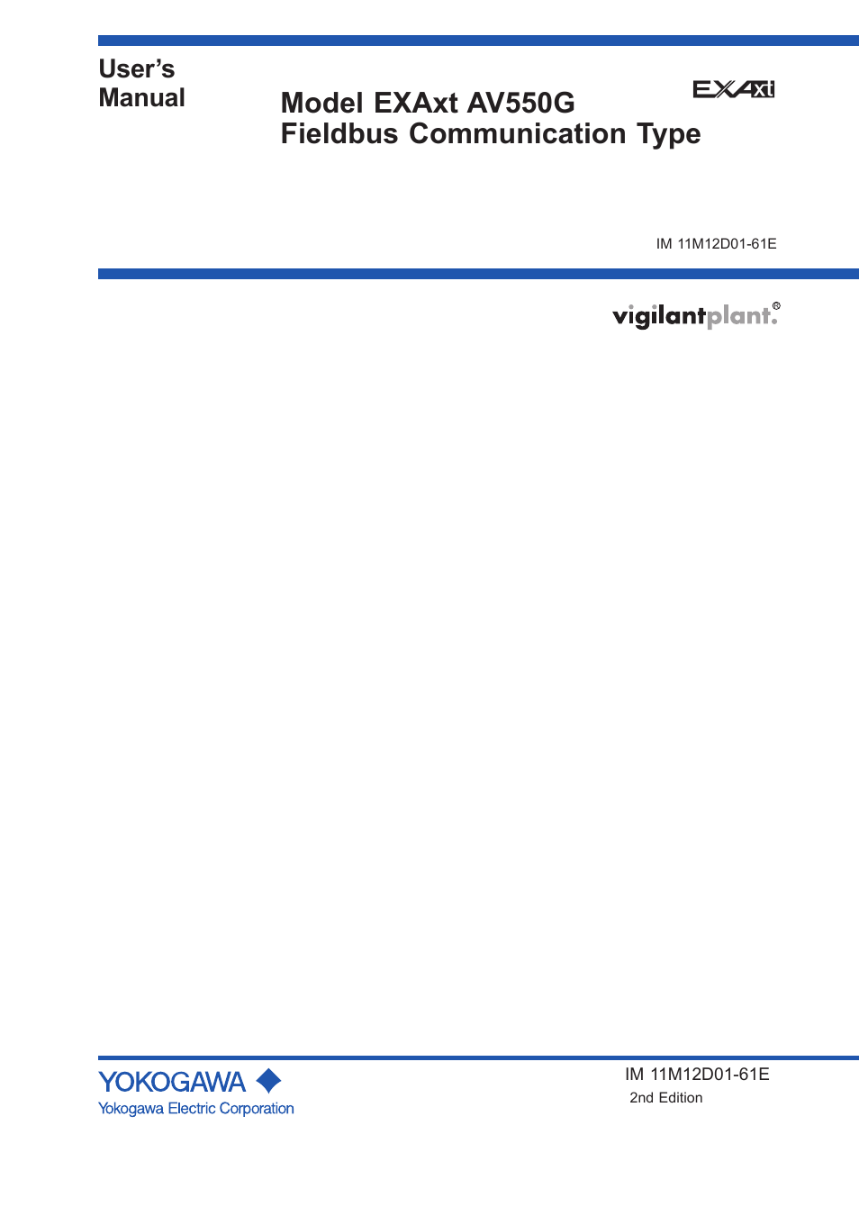 Yokogawa Multi Channel Oxygen Analyzer System ZR22/AV550G User Manual | 103 pages