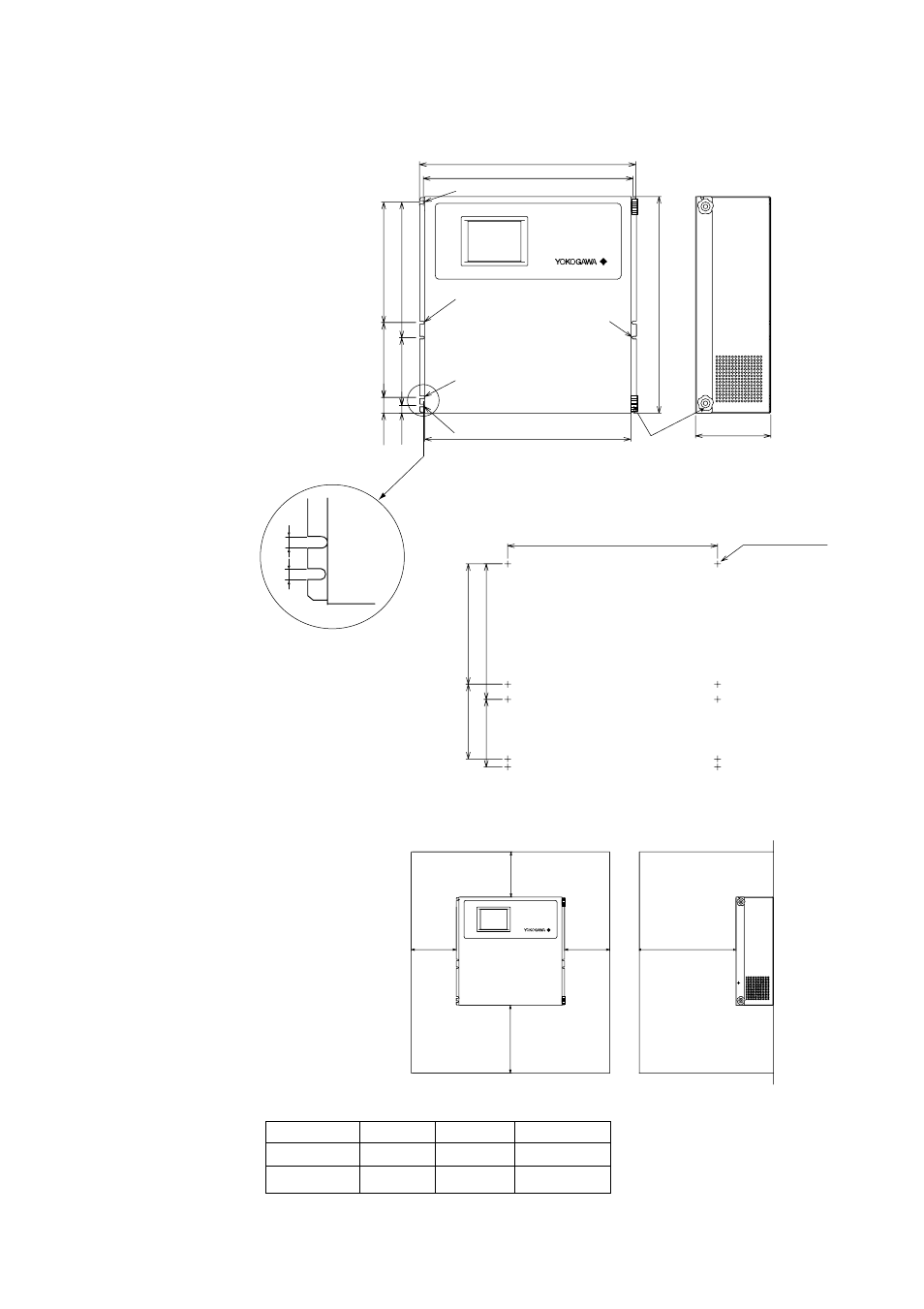18 • external dimensions, Av550g standard accessories | Yokogawa Multi Channel Oxygen Analyzer System ZR22/AV550G User Manual | Page 37 / 234
