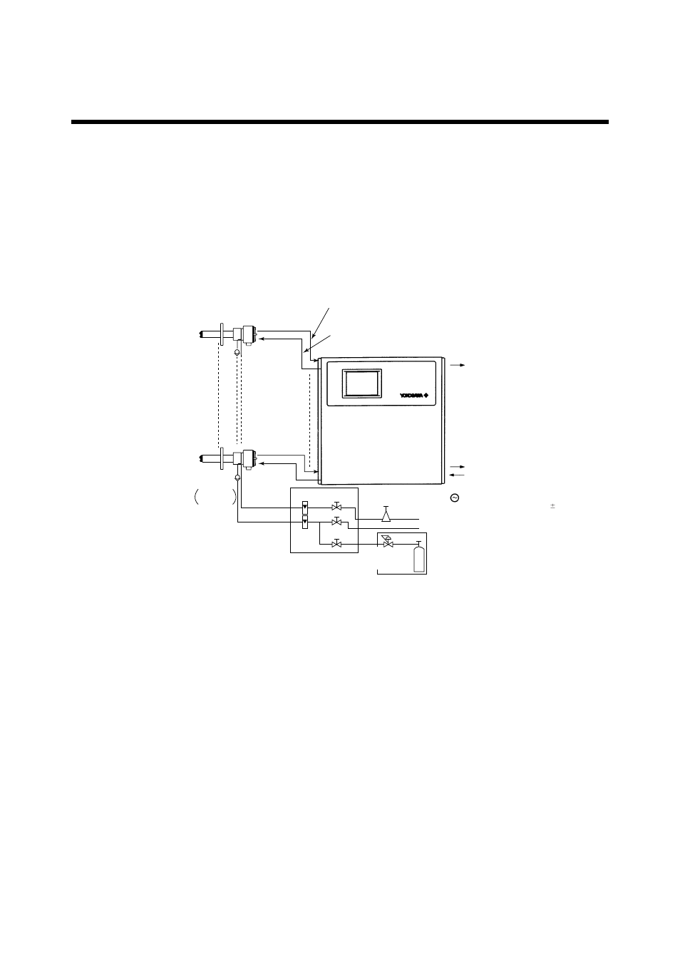 Installation, 1 installation of the detector, 1 location | 2 probe insertion hole, Piping | Yokogawa Multi Channel Oxygen Analyzer System ZR22/AV550G User Manual | Page 67 / 234