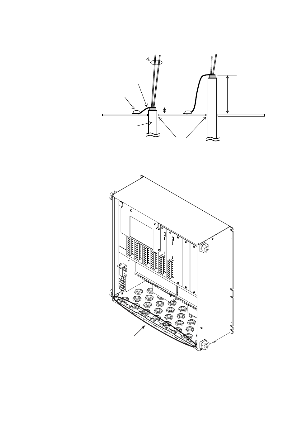 2 piping for the calibration gases | Yokogawa Multi Channel Oxygen Analyzer System ZR22/AV550G User Manual | Page 83 / 234
