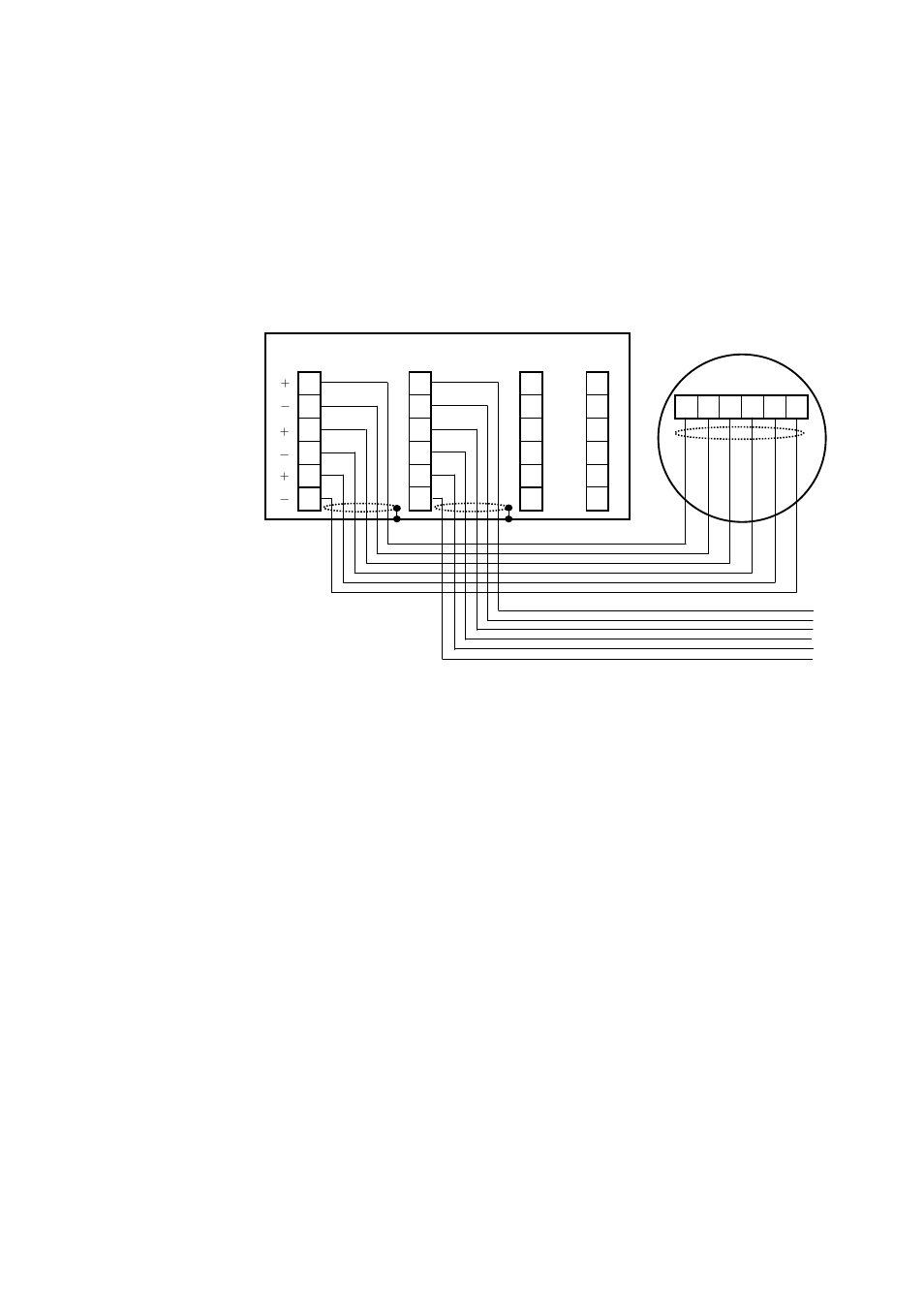5 signal wiring to detectors, Figure 5.9 signal wiring to detectors | Yokogawa Multi Channel Oxygen Analyzer System ZR22/AV550G User Manual | Page 90 / 234
