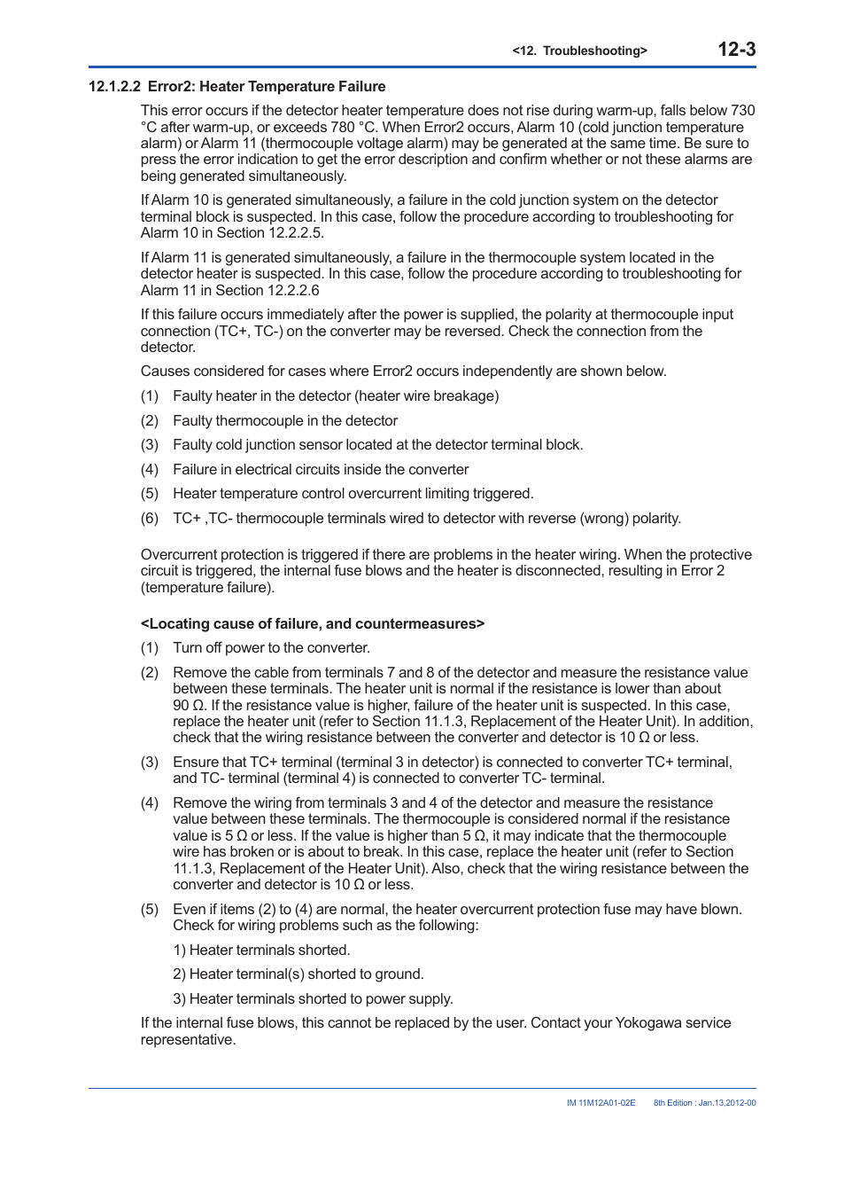 Yokogawa Integral Oxygen Analyzer ZR202 User Manual | Page 173 / 190