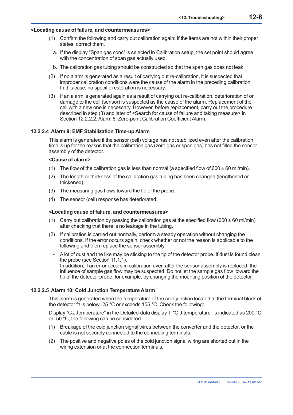 Yokogawa Integral Oxygen Analyzer ZR202 User Manual | Page 178 / 190