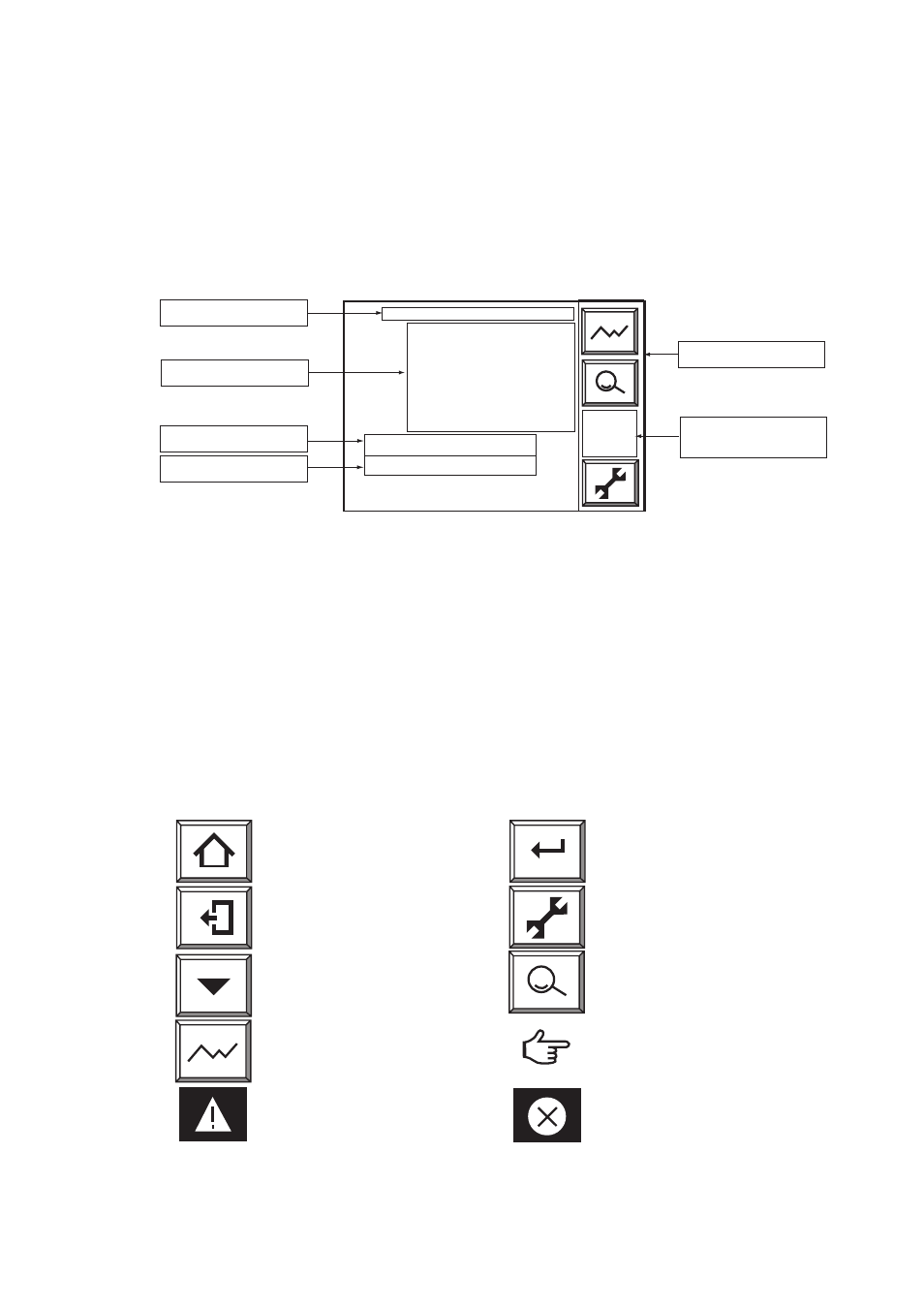 4 touchpanel switch operations, 1 basic panel and switch | Yokogawa Single Channel Oxygen Analyzer System ZR22/ZR402 User Manual | Page 102 / 205