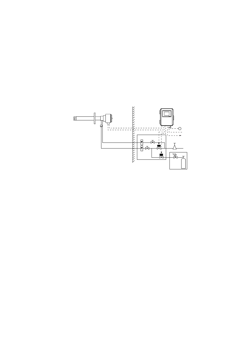 2 system 2, Figure 1.2 system configuration 2 | Yokogawa Single Channel Oxygen Analyzer System ZR22/ZR402 User Manual | Page 18 / 205