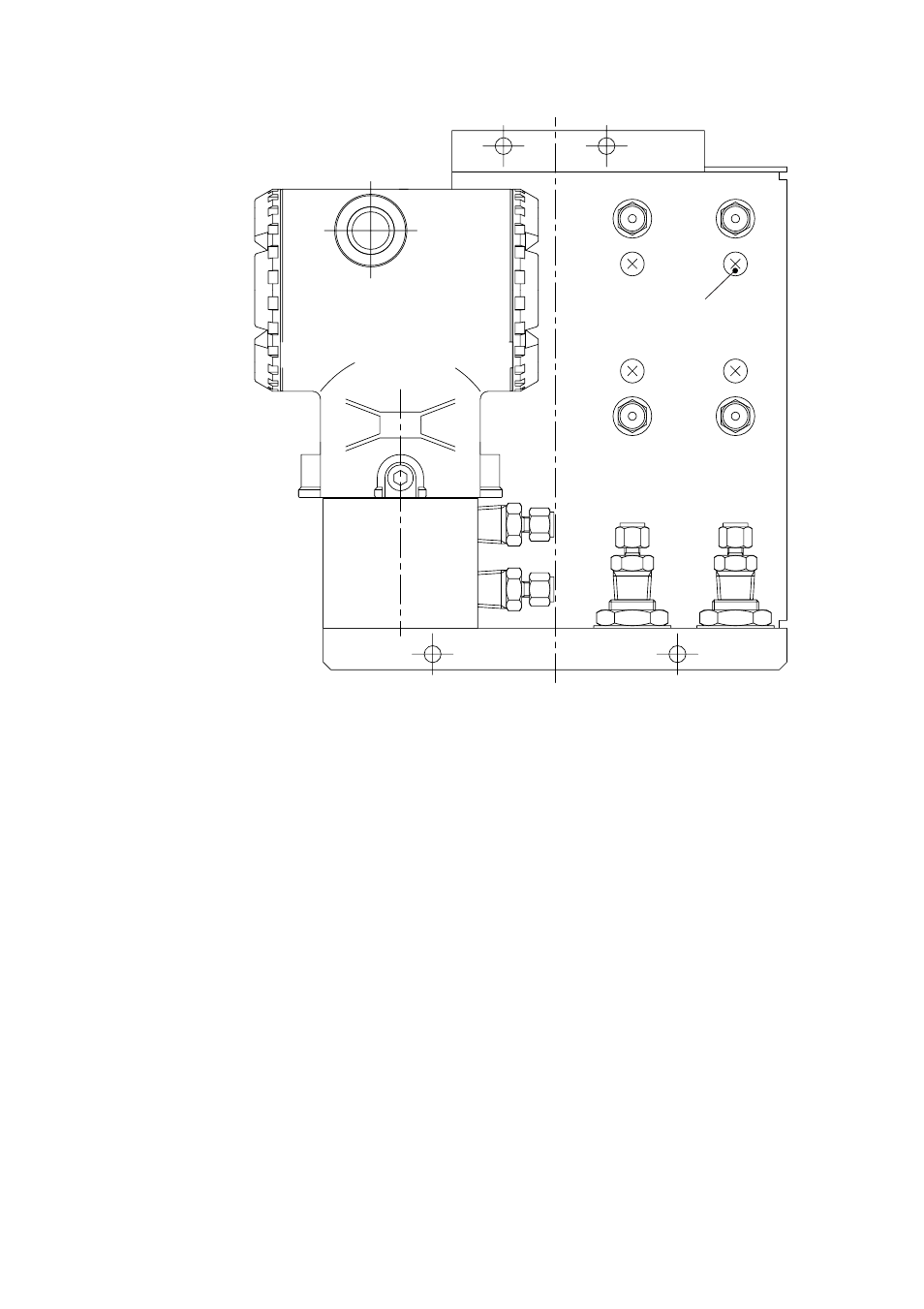 Fig. 11.10 fixing flow meter | Yokogawa Single Channel Oxygen Analyzer System ZR22/ZR402 User Manual | Page 185 / 205