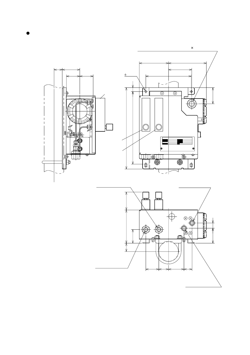 20 ᭹ external dimensions, 2b pipe mounting example | Yokogawa Single Channel Oxygen Analyzer System ZR22/ZR402 User Manual | Page 39 / 205