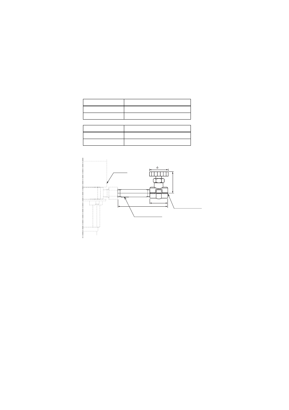 2 stop valve (parts no. l9852cb or g7016xh) | Yokogawa Single Channel Oxygen Analyzer System ZR22/ZR402 User Manual | Page 46 / 205