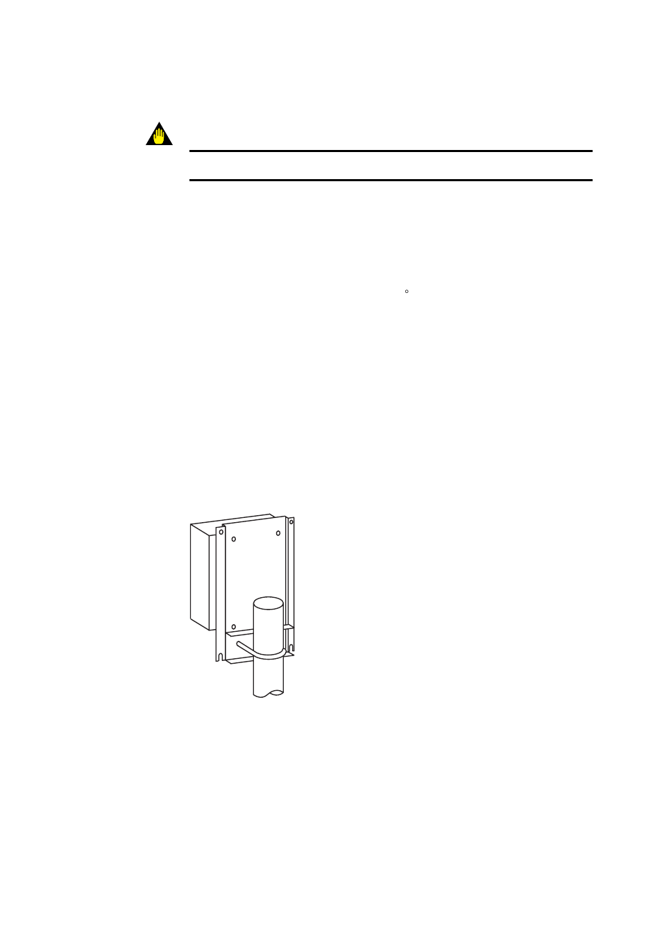 5 installation of zr40h autpmatic calibration unit, 1 location, 2 mounting of zr40h automatic calibration unit | 5 installation of zr40h automatic calibration unit, Warning | Yokogawa Single Channel Oxygen Analyzer System ZR22/ZR402 User Manual | Page 67 / 205