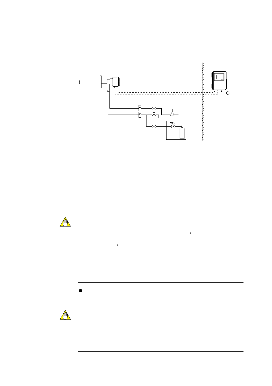 1 piping for system 1, Caution | Yokogawa Single Channel Oxygen Analyzer System ZR22/ZR402 User Manual | Page 71 / 205
