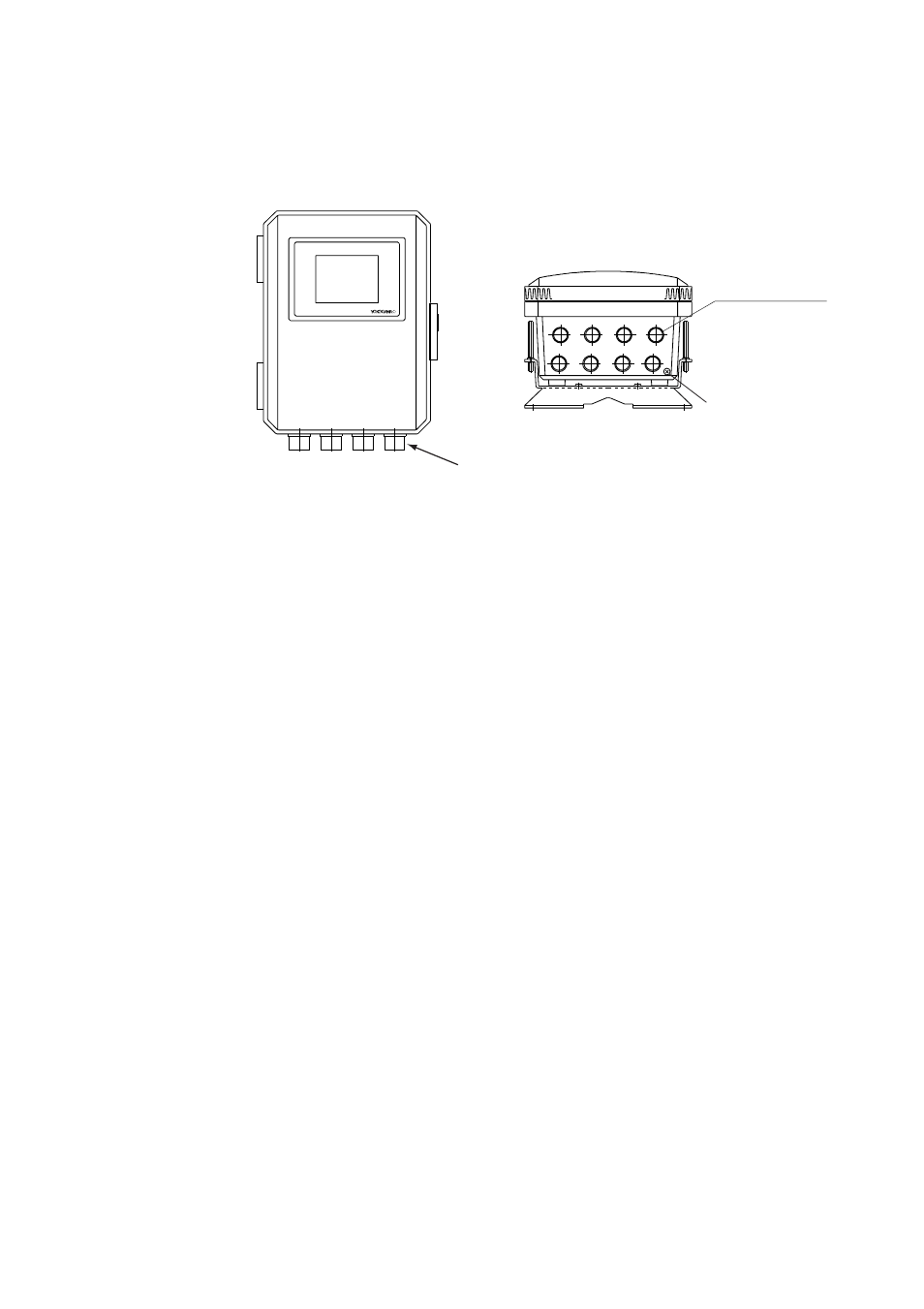 3 mounting of cable gland | Yokogawa Single Channel Oxygen Analyzer System ZR22/ZR402 User Manual | Page 83 / 205
