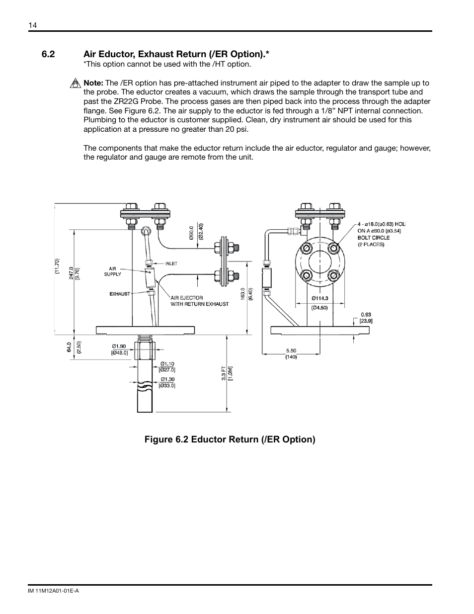 Yokogawa Single Channel Oxygen Analyzer System ZR22/ZR402 User Manual | Page 14 / 34