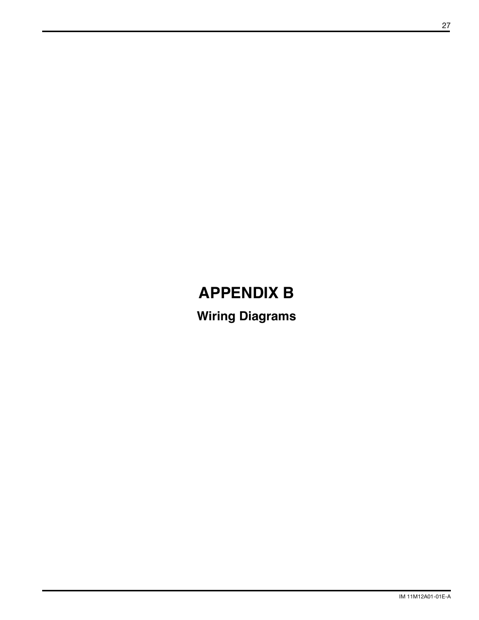 Appendix b, Wiring diagrams | Yokogawa Single Channel Oxygen Analyzer System ZR22/ZR402 User Manual | Page 27 / 34