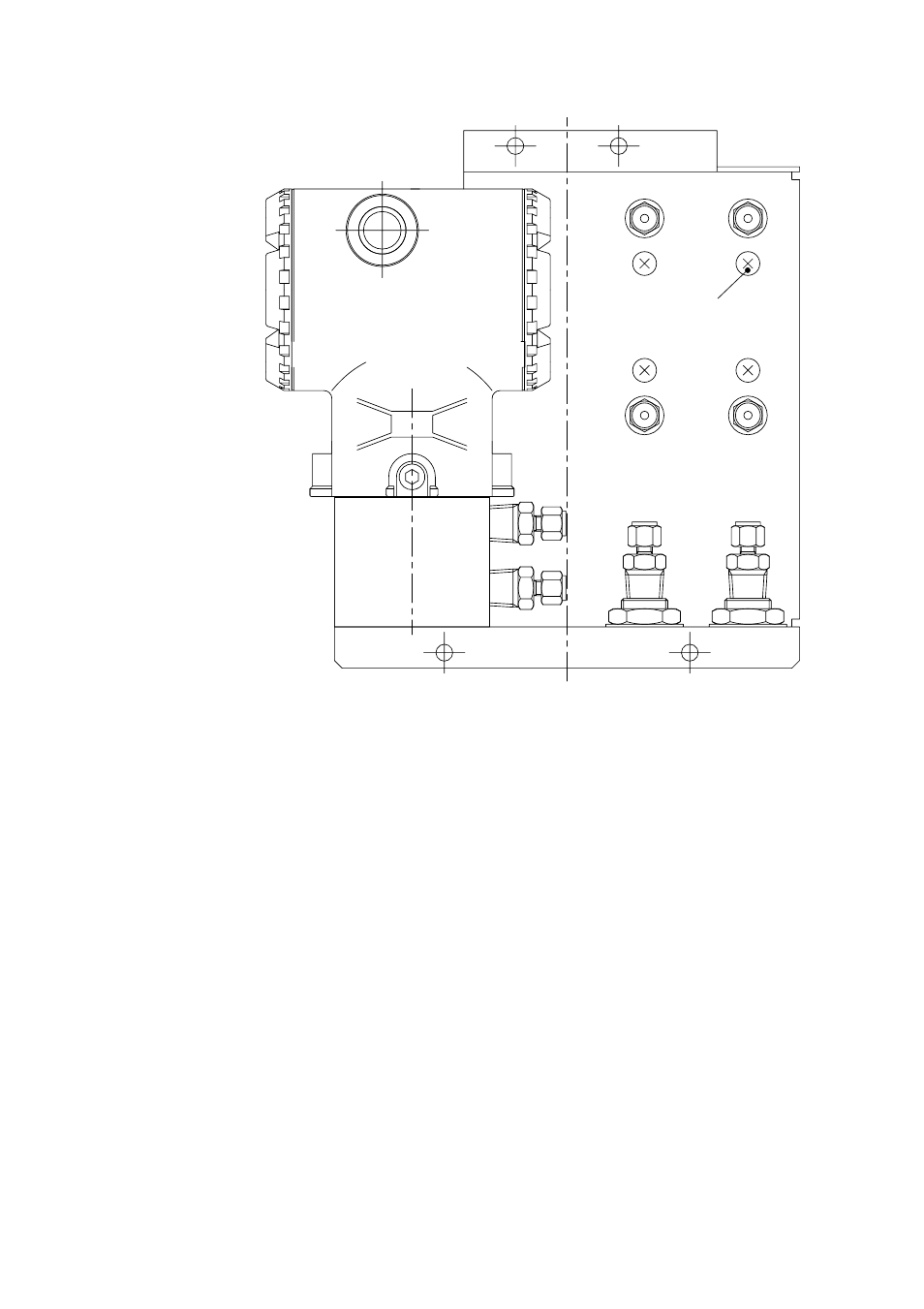 Figure 11.9 fixing flowmeter | Yokogawa Single Channel Oxygen Analyzer System ZR22/ZR402 User Manual | Page 184 / 204