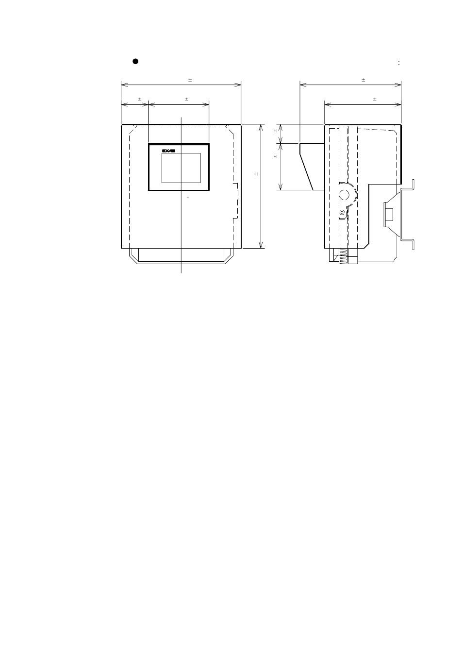 Hood material : aluminum | Yokogawa Single Channel Oxygen Analyzer System ZR22/ZR402 User Manual | Page 34 / 204