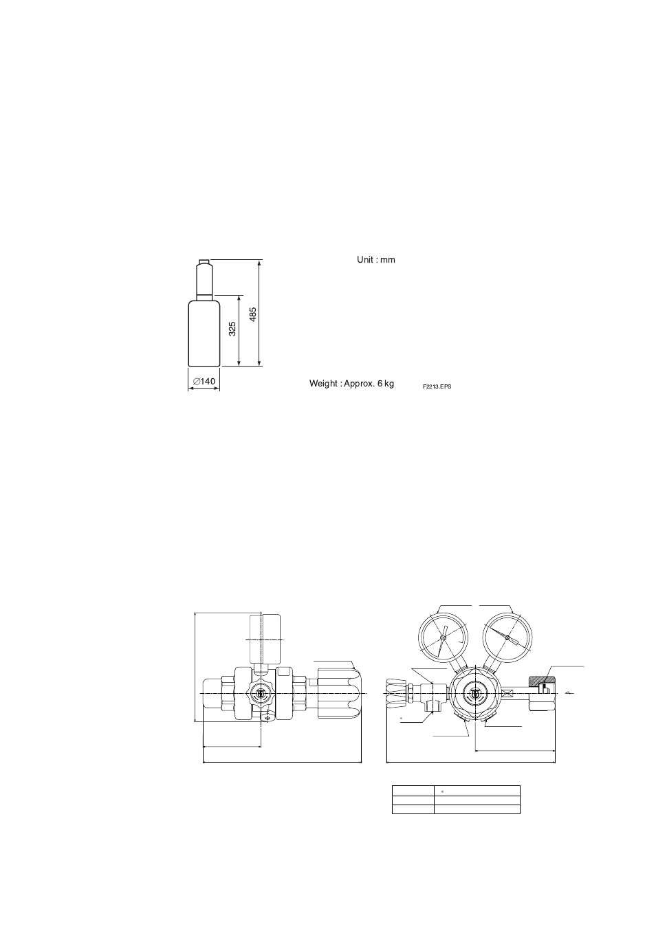 4 zero-gas cylinder (part number: g7001zc), 5 pressure regulator for gas cylinder, Zero-gas cylinder (part number: g7001zc) -26 | Part number: g7013xf or g7014xf) -26 | Yokogawa Single Channel Oxygen Analyzer System ZR22/ZR402 User Manual | Page 45 / 204