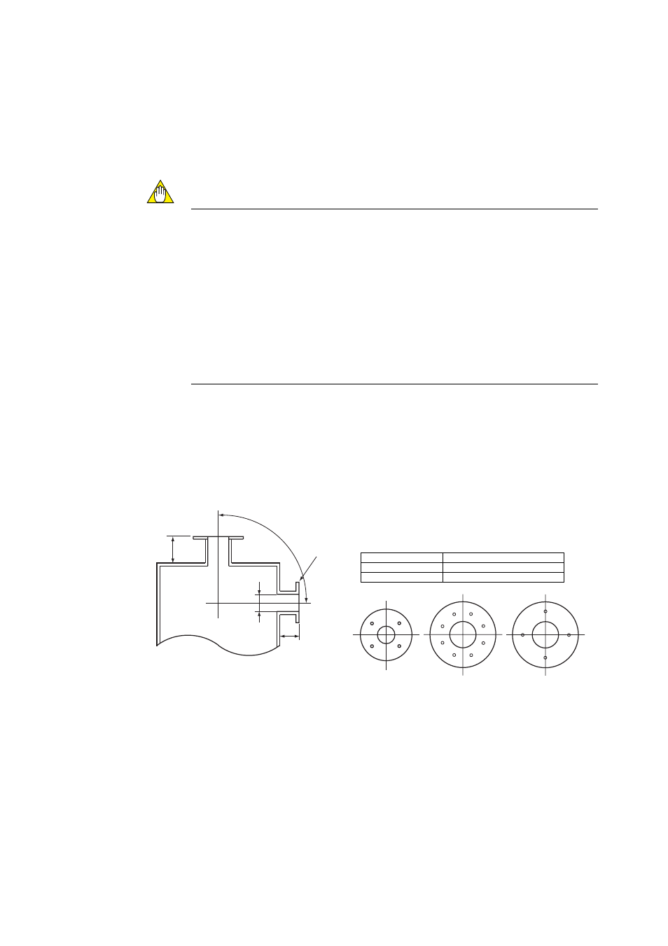 2 probe insertion hole, Probe insertion hole -2, Caution | Yokogawa Single Channel Oxygen Analyzer System ZR22/ZR402 User Manual | Page 49 / 204