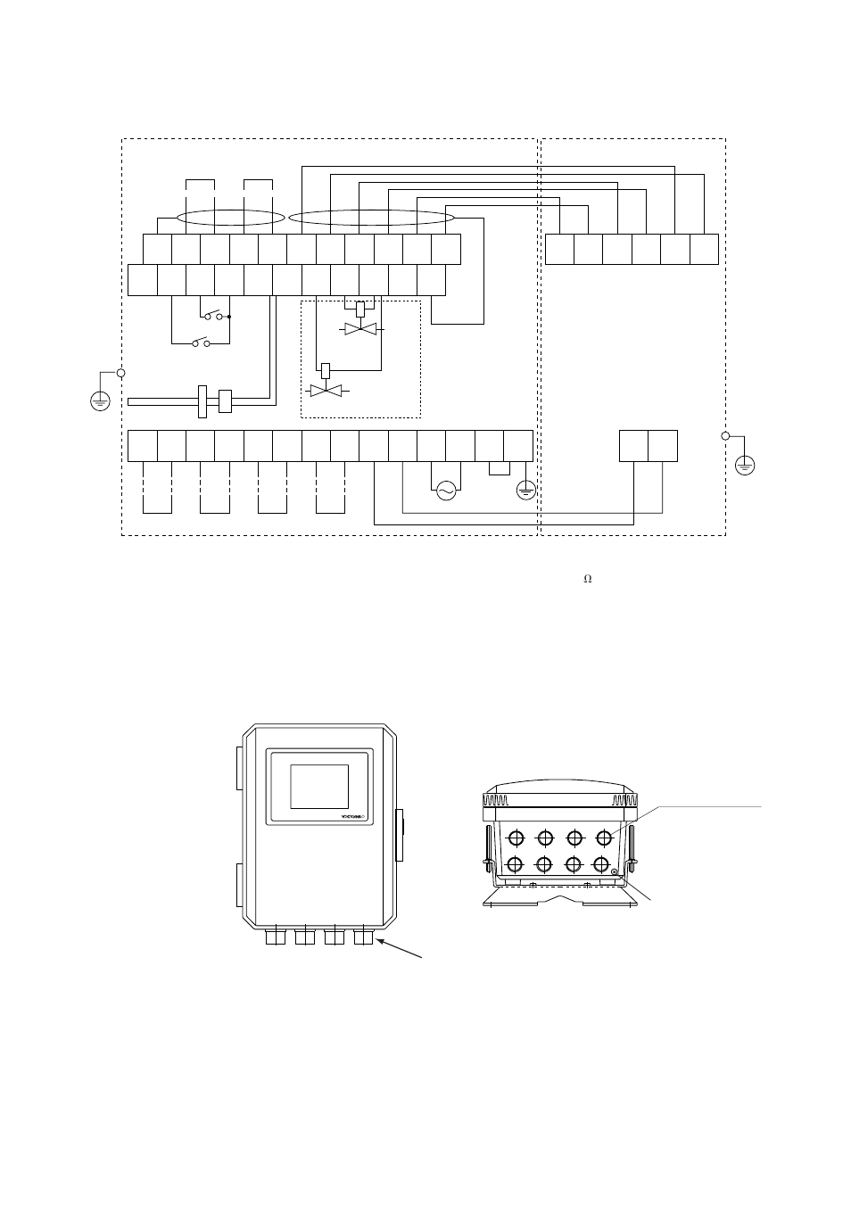 3 mounting of cable gland, Connection to the converter -7, Figure 5.3 wiring connection to the converter | Figure 5.4 cable gland mounting | Yokogawa Single Channel Oxygen Analyzer System ZR22/ZR402 User Manual | Page 76 / 204