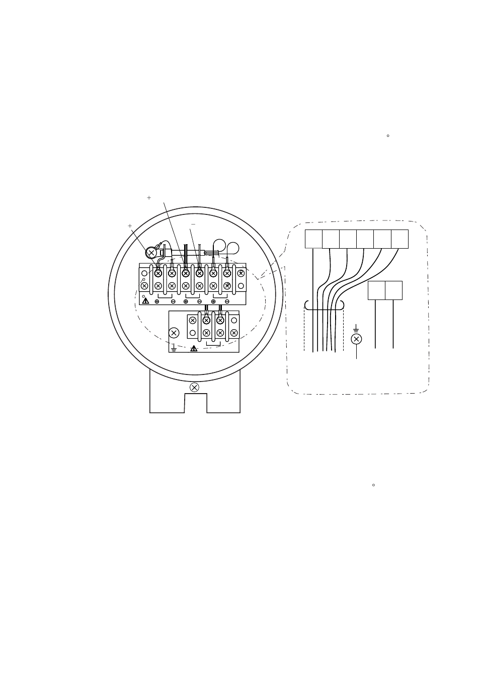 2 connection to the detector, Connection to detector -8 | Yokogawa Single Channel Oxygen Analyzer System ZR22/ZR402 User Manual | Page 78 / 204