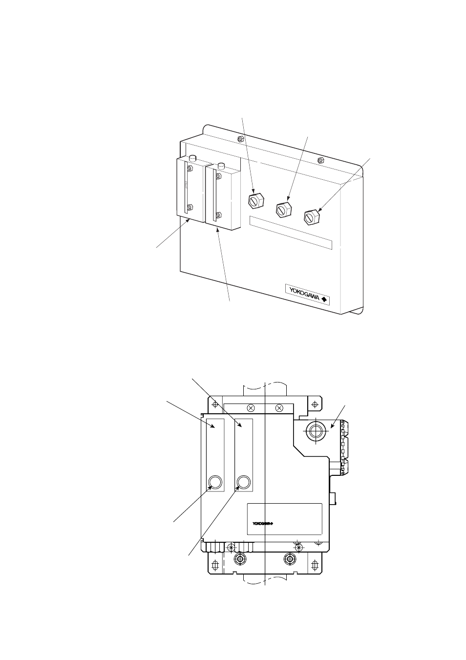 Checking valve setup -1, Figure 6.4 za8f flow setting unit, Figure 6.5 zr40h automatic calibration unit | Yokogawa Single Channel Oxygen Analyzer System ZR22/ZR402 User Manual | Page 91 / 204