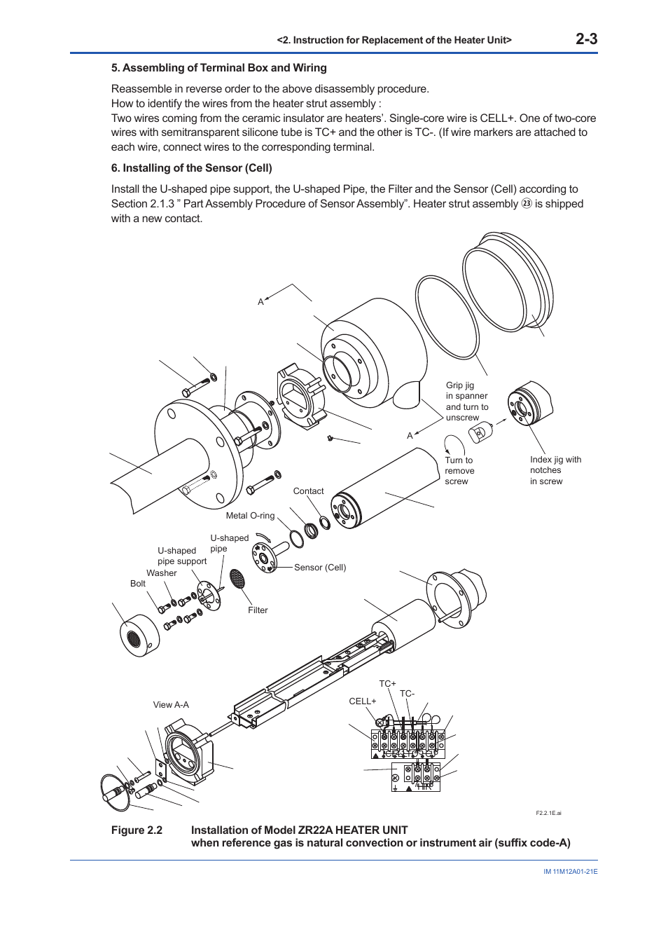 Yokogawa Integral Oxygen Analyzer ZR202 User Manual | Page 12 / 21