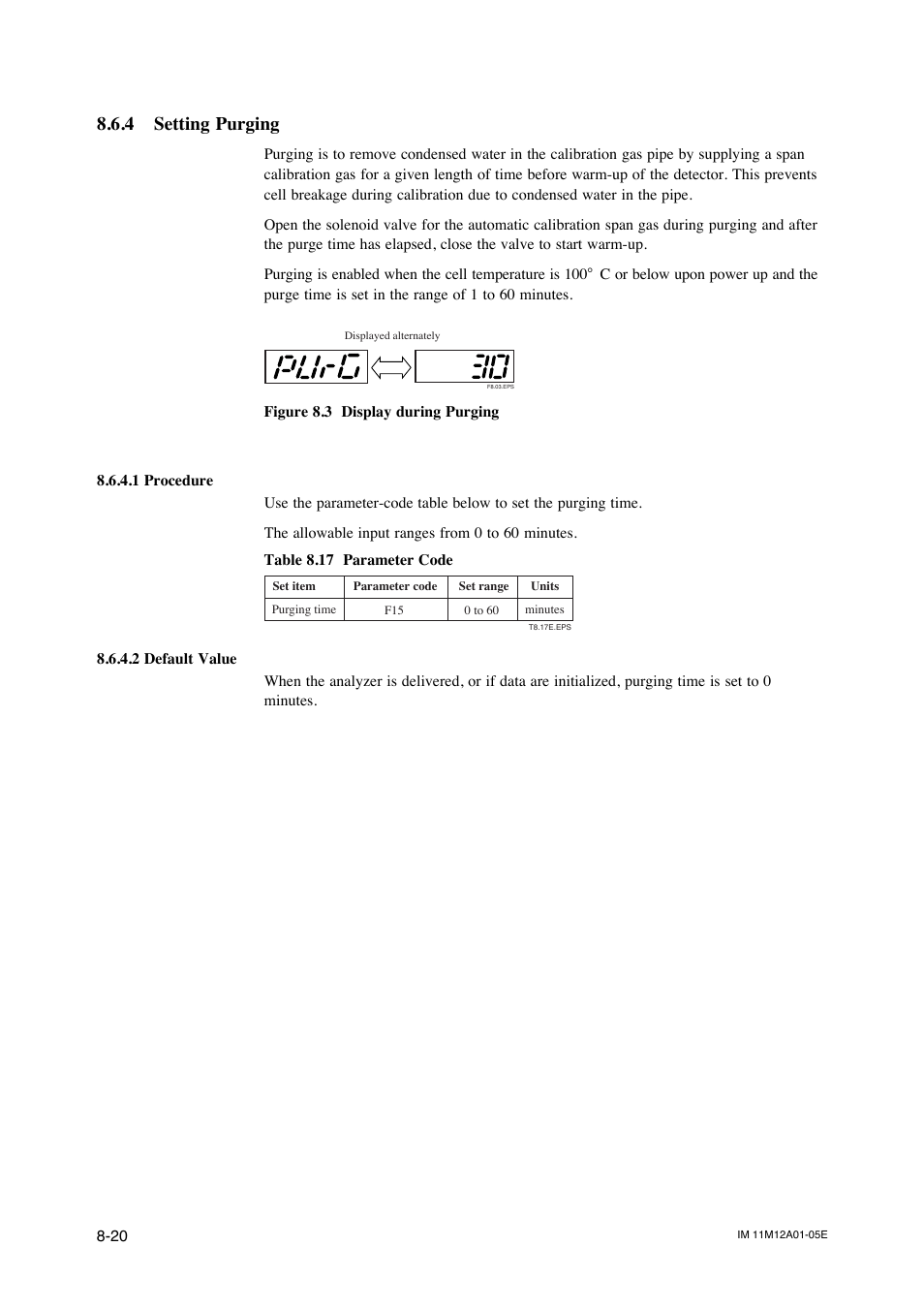 4 setting purging | Yokogawa Integral Oxygen Analyzer ZR202 User Manual | Page 117 / 181