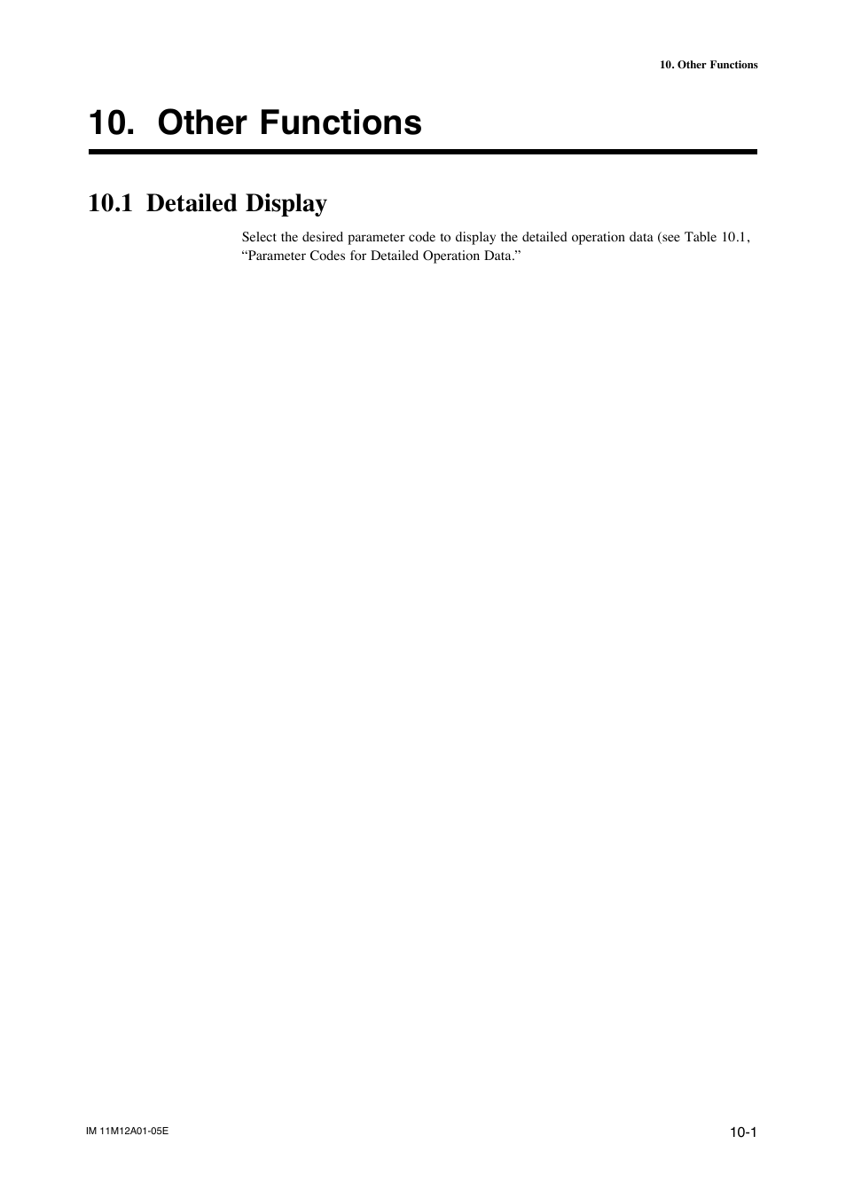 Other functions, 1 detailed display, 2 humidity -3 10.1.3 mixing ratio -3 | Yokogawa Integral Oxygen Analyzer ZR202 User Manual | Page 128 / 181