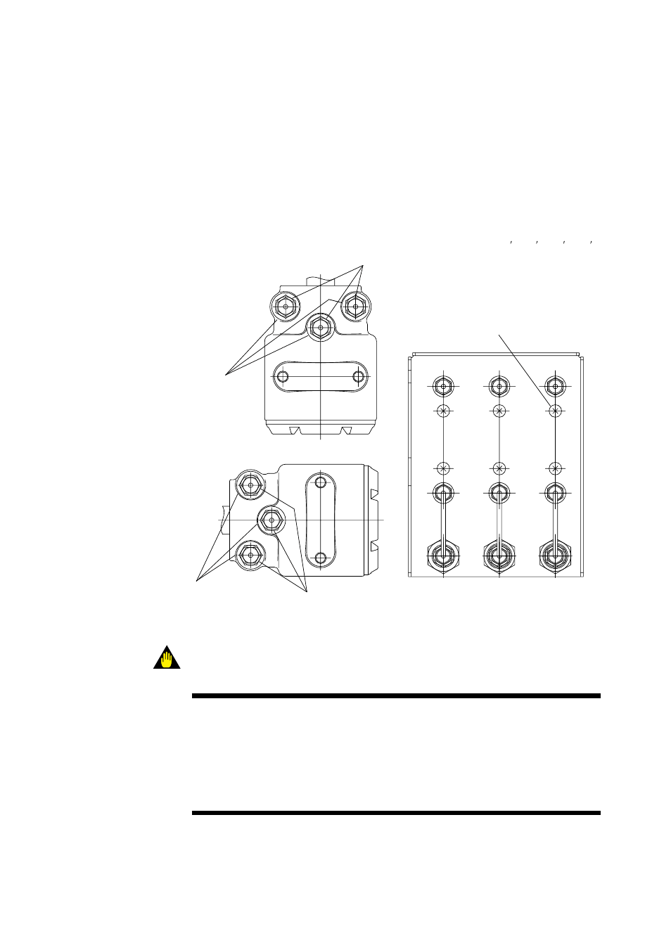 Warning | Yokogawa Integral Oxygen Analyzer ZR202 User Manual | Page 153 / 169