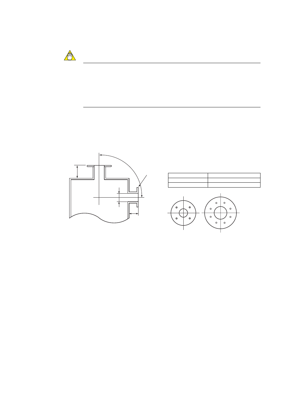 Caution, 6 probe insertion hole | Yokogawa Integral Oxygen Analyzer ZR202 User Manual | Page 46 / 169