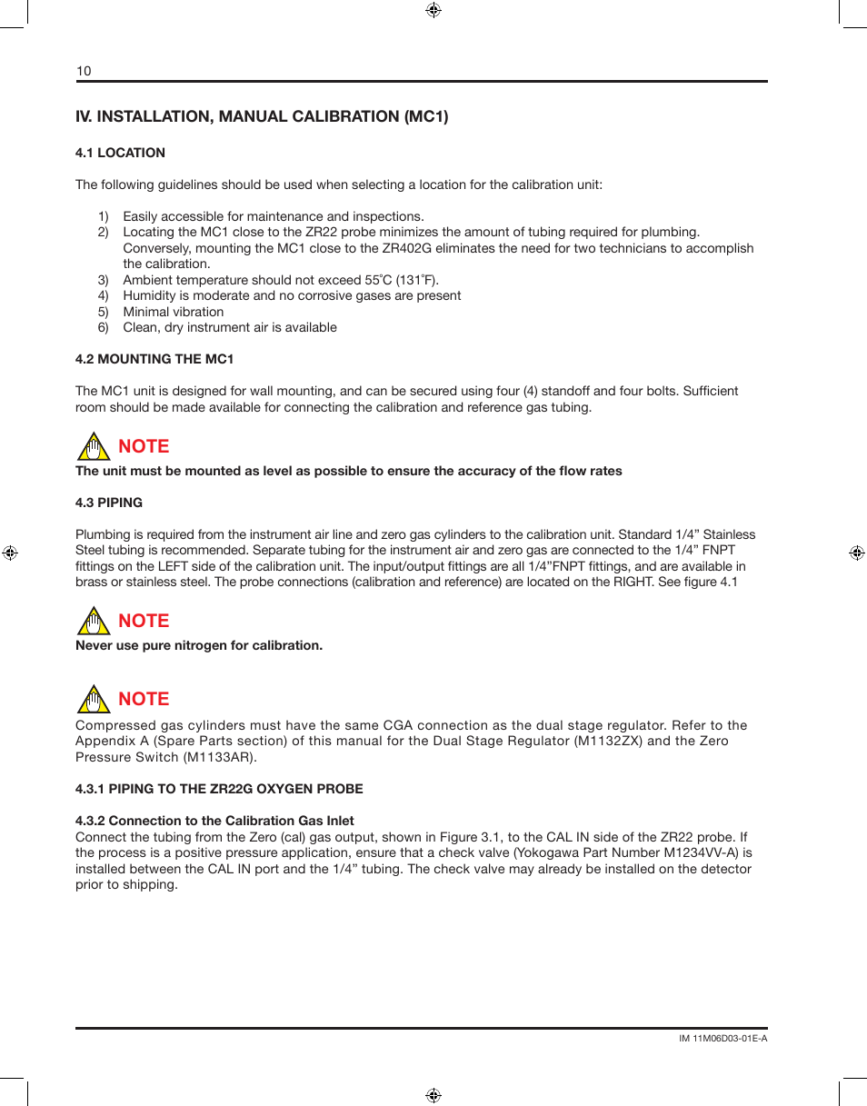 Yokogawa AC8 Calibration Units User Manual | Page 10 / 32