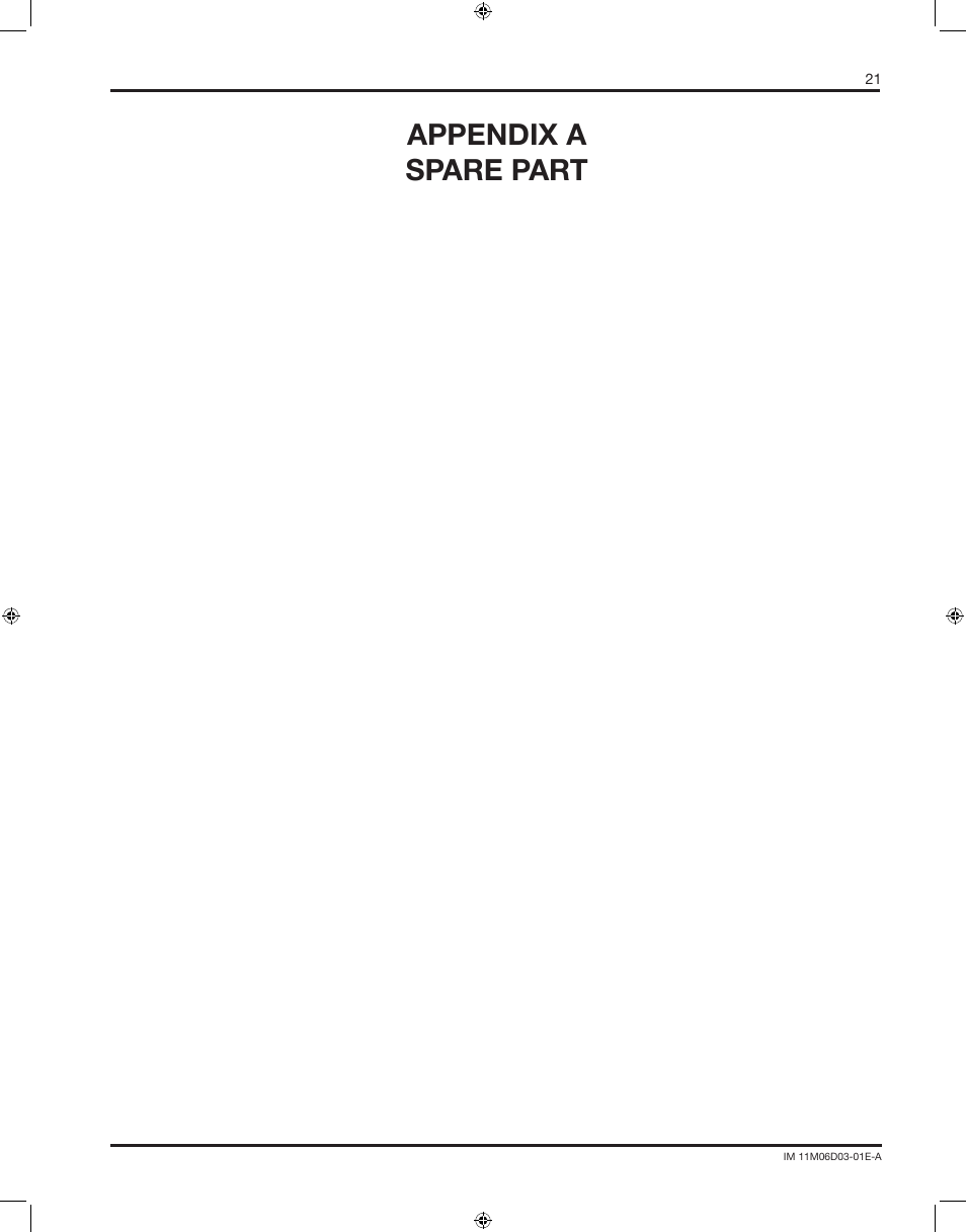 Appendix a spare part | Yokogawa AC8 Calibration Units User Manual | Page 21 / 32