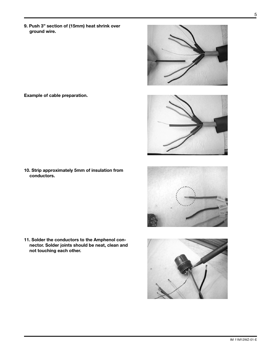 Yokogawa WZ-H Cables User Manual | Page 5 / 16