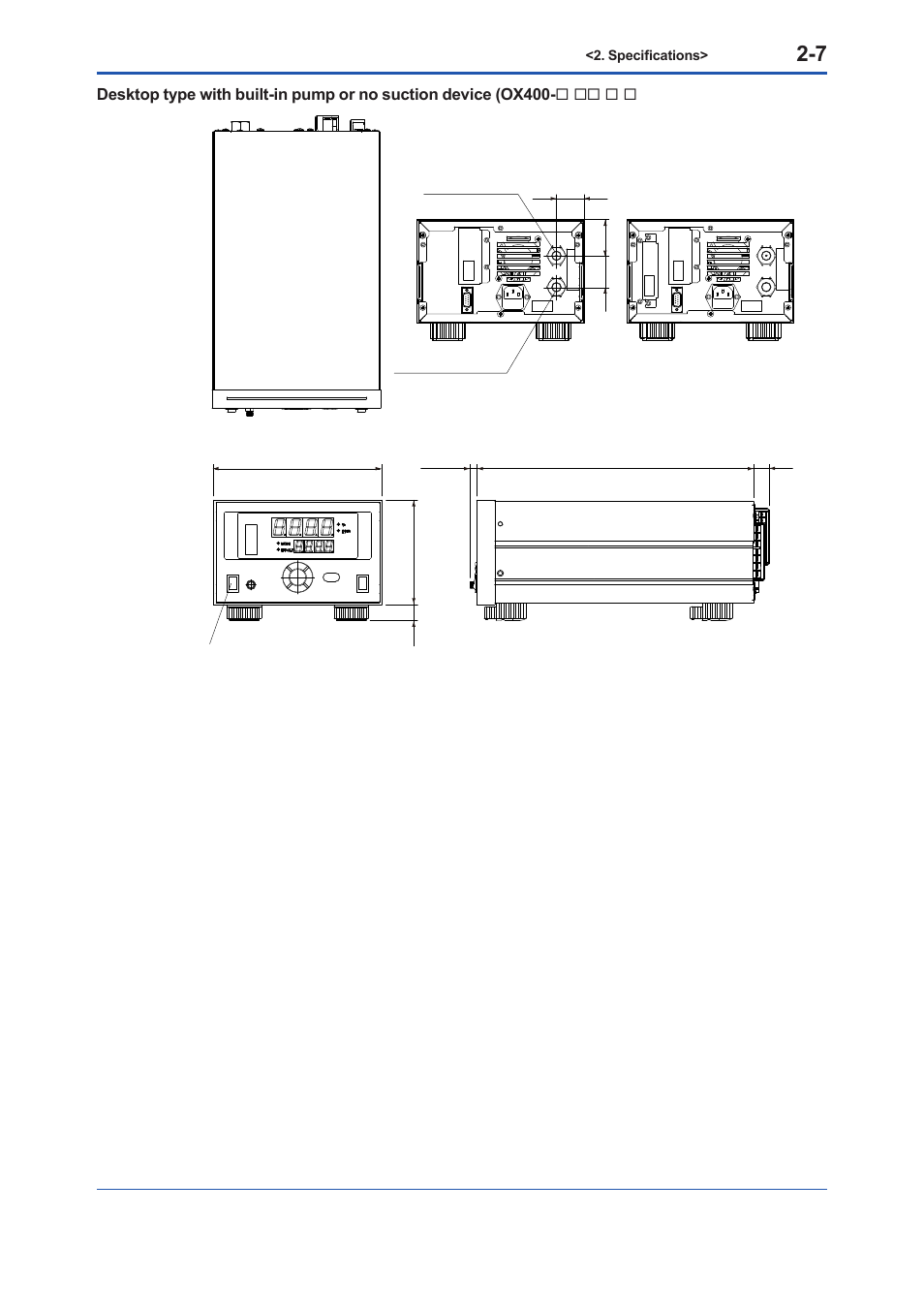 Yokogawa Low Concentration (ppm) Zirconia Oxygen Analyzer OX400 User Manual | Page 18 / 67