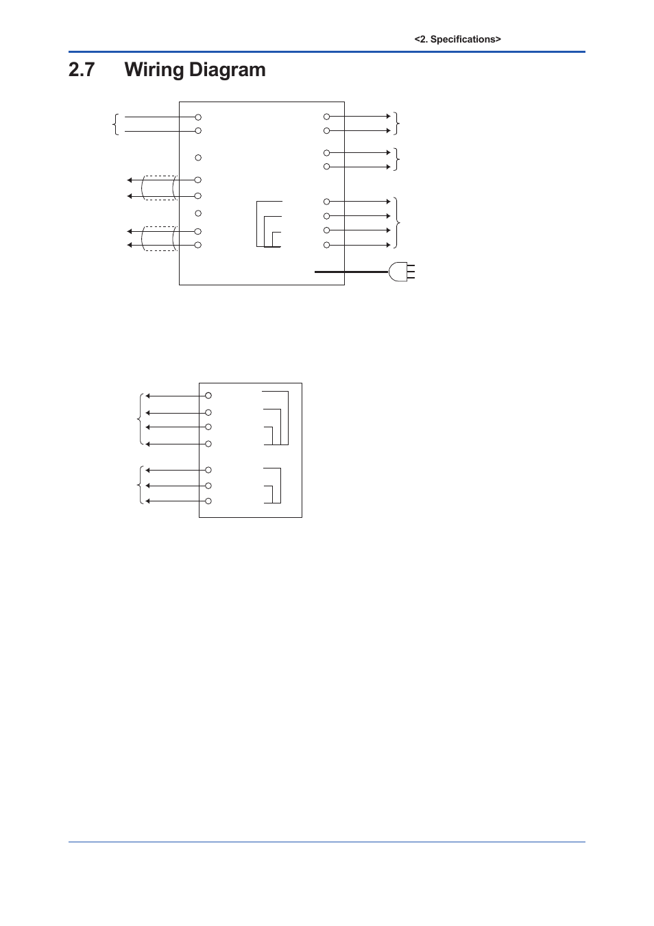 7 wiring diagram, Wiring diagram -11 | Yokogawa Low Concentration (ppm) Zirconia Oxygen Analyzer OX400 User Manual | Page 22 / 67