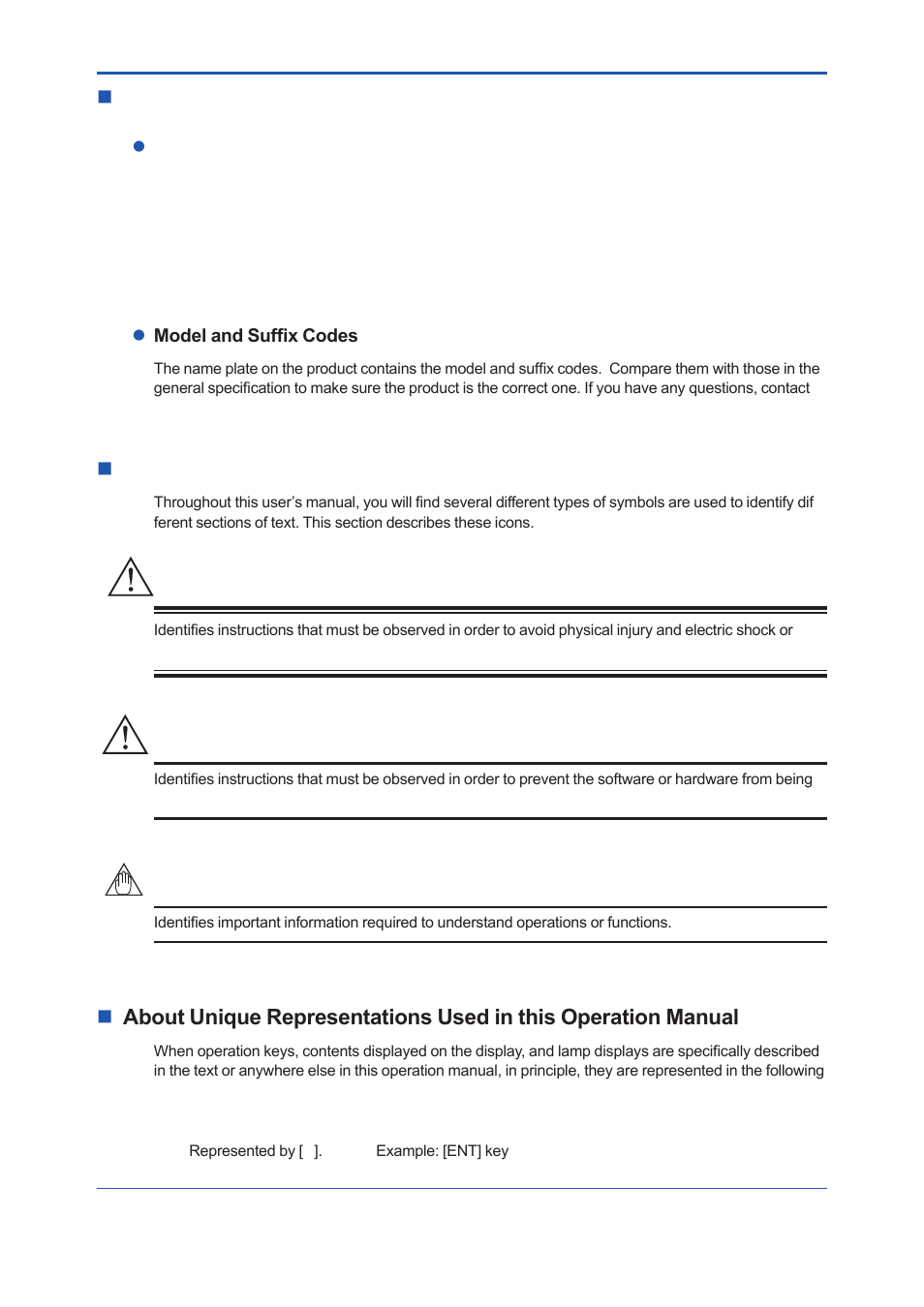 Nsymbol marks, Warning, Caution | Yokogawa Low Concentration (ppm) Zirconia Oxygen Analyzer OX400 User Manual | Page 3 / 67