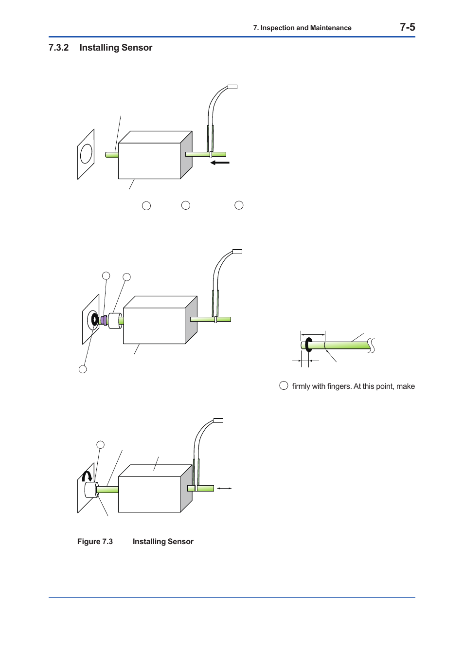 2 installing sensor | Yokogawa Low Concentration (ppm) Zirconia Oxygen Analyzer OX400 User Manual | Page 58 / 67