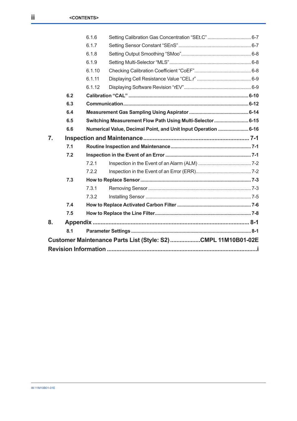 Yokogawa Low Concentration (ppm) Zirconia Oxygen Analyzer OX400 User Manual | Page 9 / 67