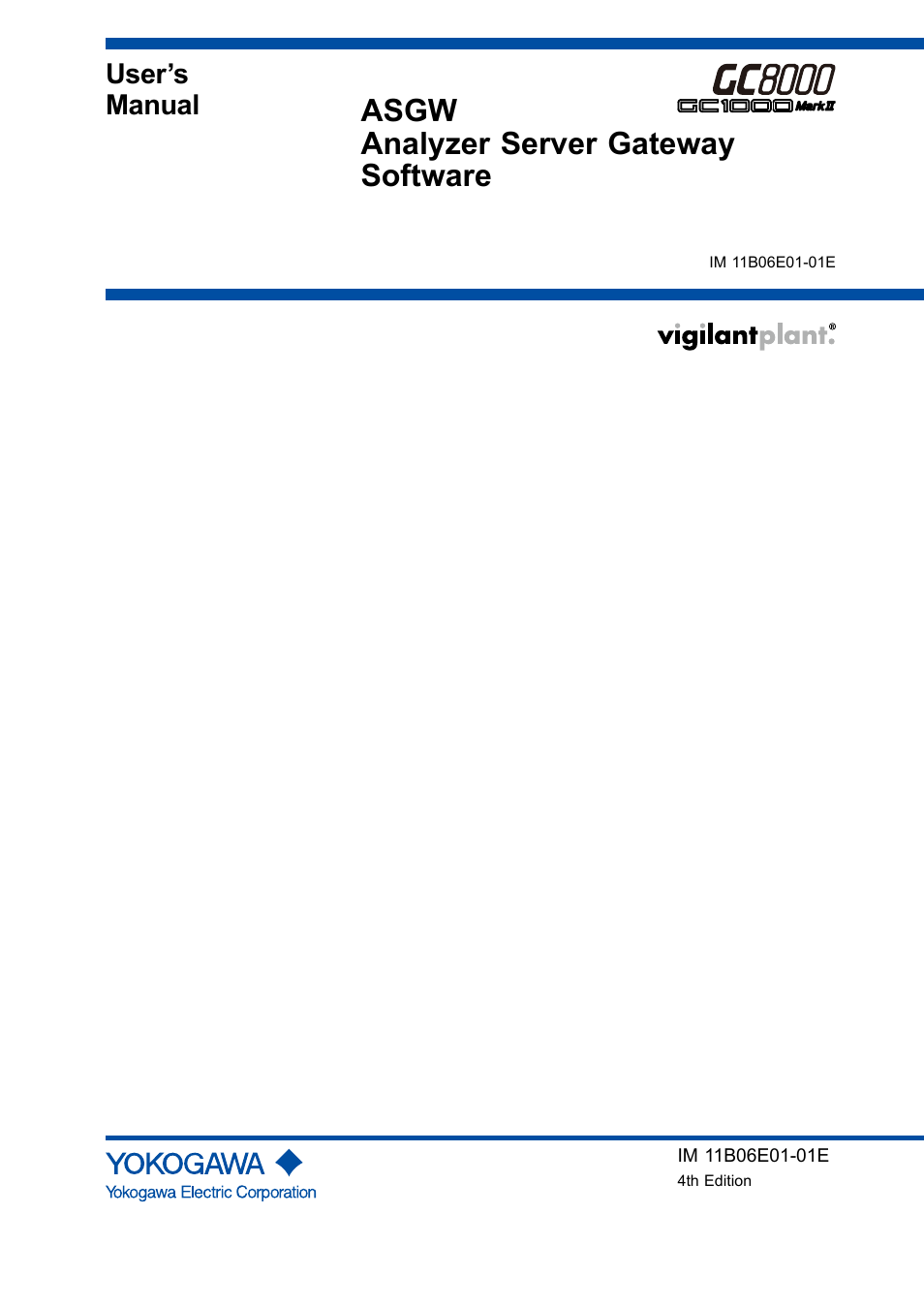 Yokogawa GC1000 Mark II Process Gas Chromatograph User Manual | 41 pages