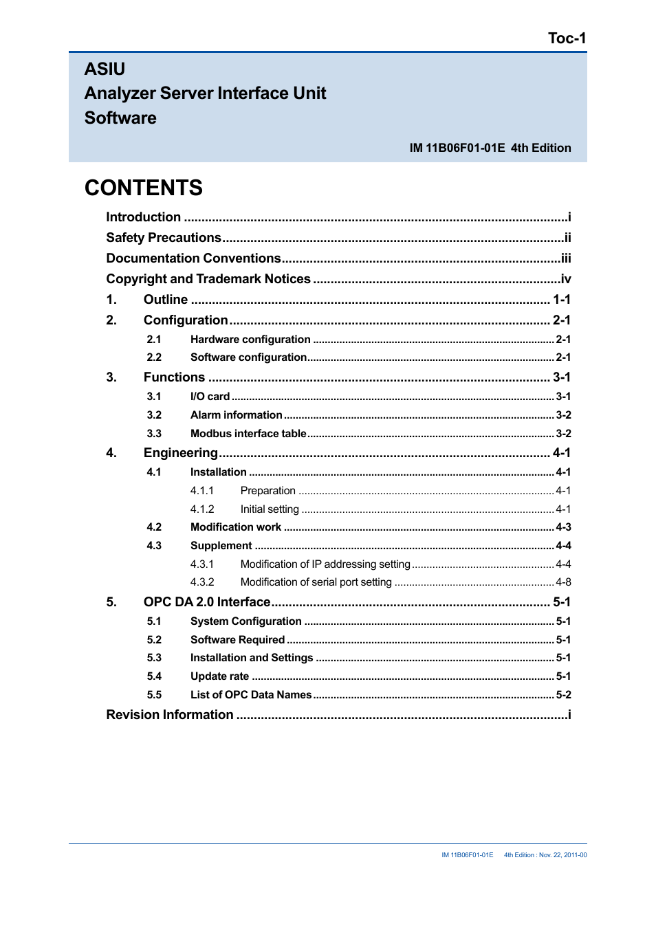 Yokogawa GC1000 Mark II Process Gas Chromatograph User Manual | Page 6 / 24