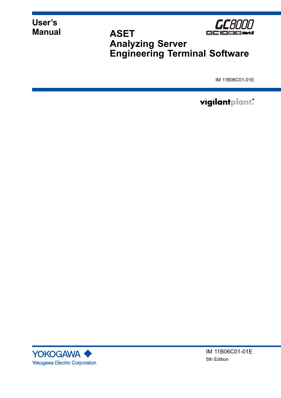 Yokogawa GC8000 Process Gas Chromatograph User Manual | 197 pages