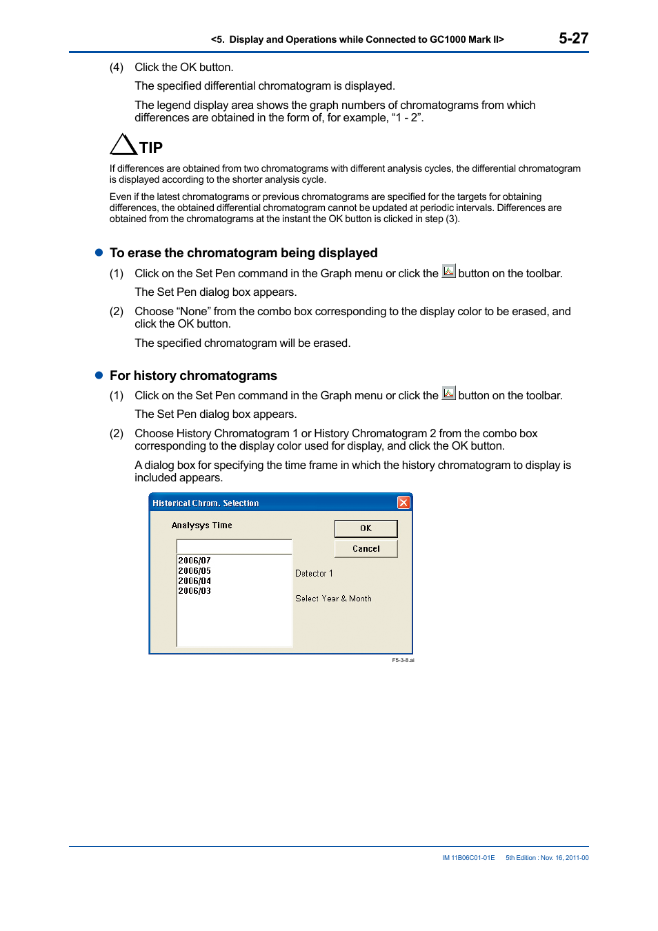 Yokogawa GC8000 Process Gas Chromatograph User Manual | Page 137 / 197